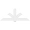 Ekena Millwork Redmond Architectural Grade PVC Gable Bracket, 72"W x 30"H x 2"D x 6"F, 10/12 Pitch GBP072X30X0206RED00 - alternate 3